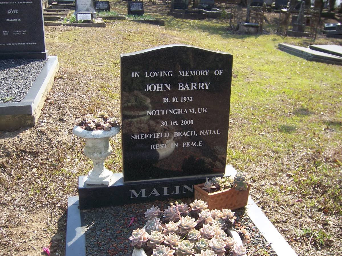 MALIN John Barry 1932-2000