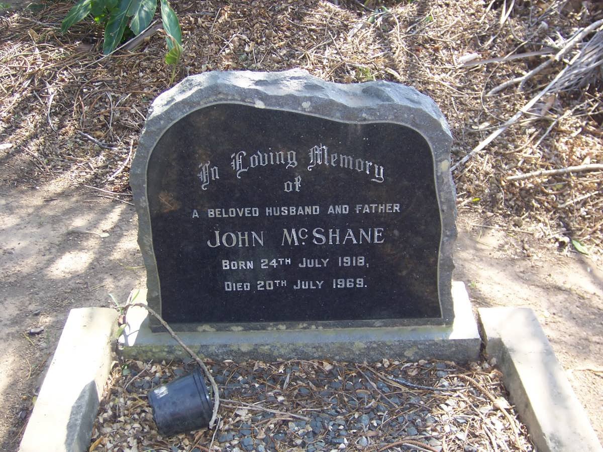 McSHANE John 1918-1969
