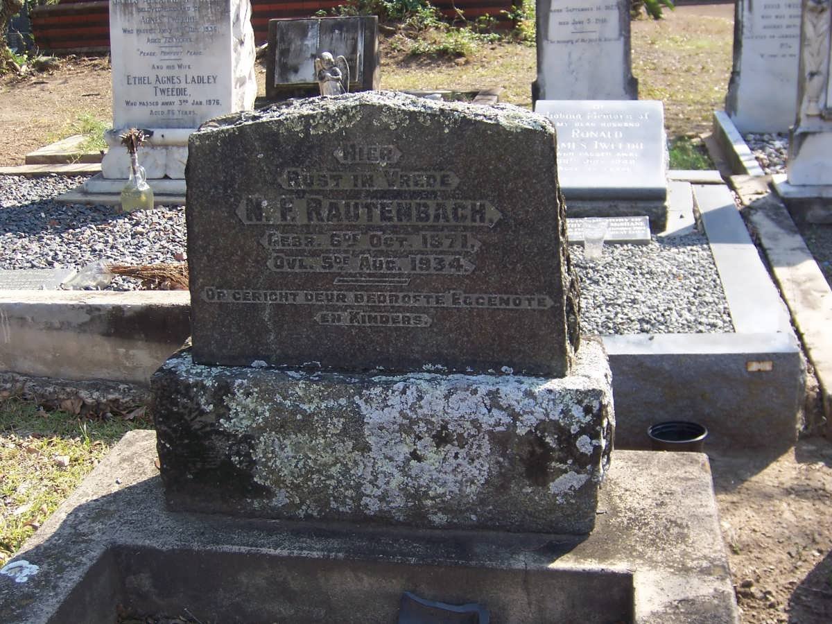 RAUTENBACH N.F. 1871-1934