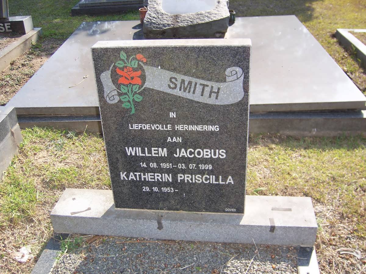SMITH Willem Jacobus 1951-1999 &amp; Katherin Priscilla 1953-