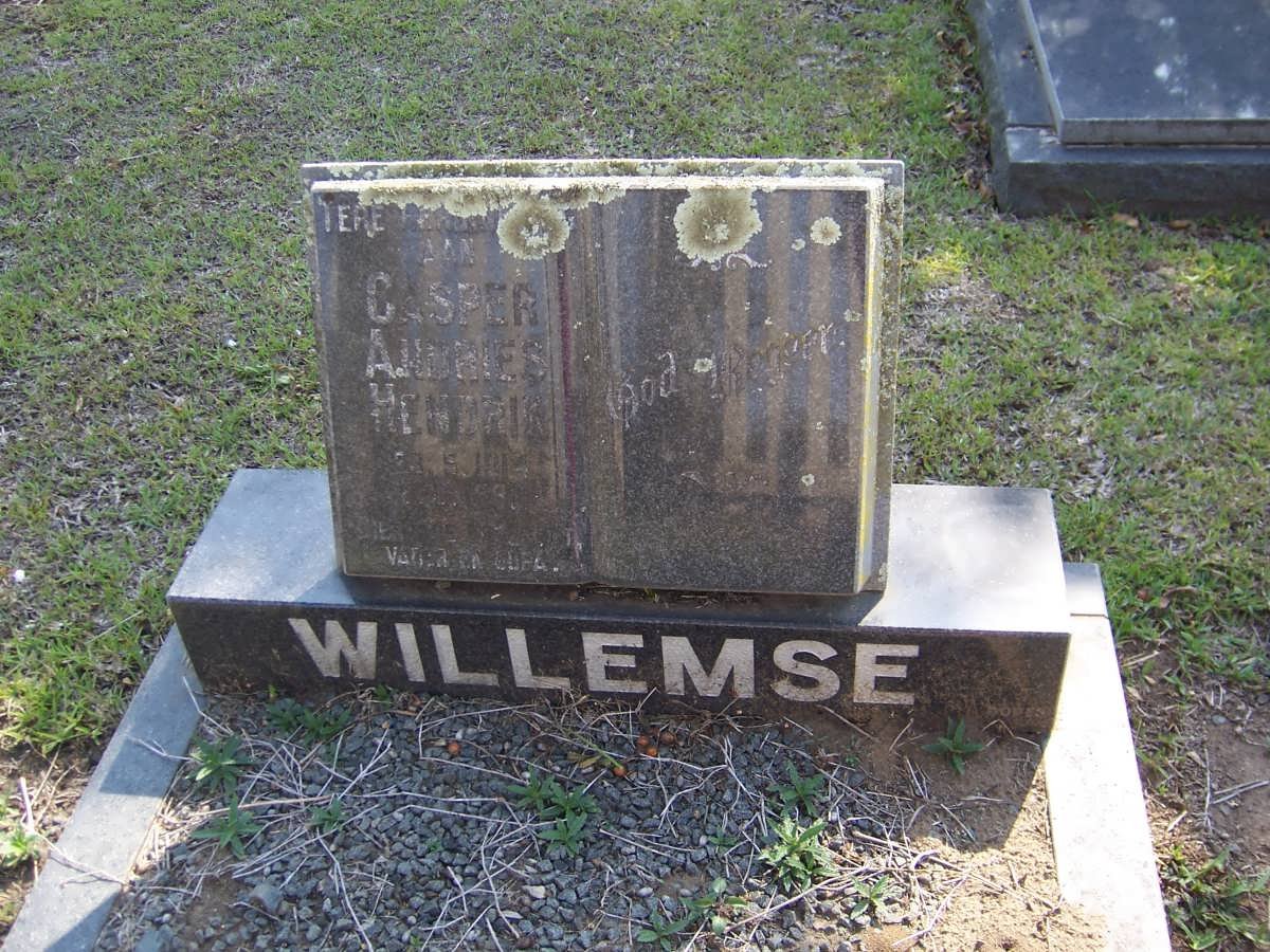 WILLEMSE Casper Andries Hendrik 1914-1996