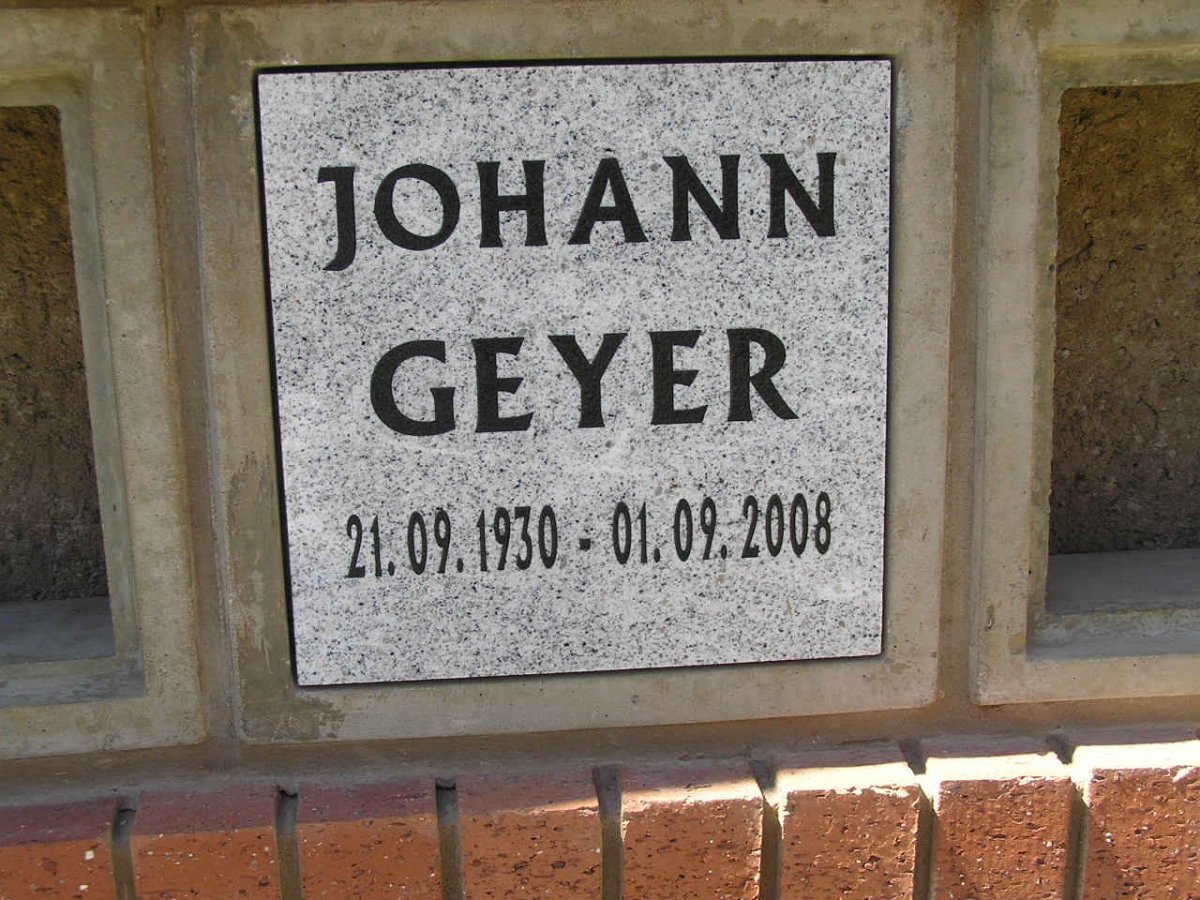 GEYER Johann 1930-2008