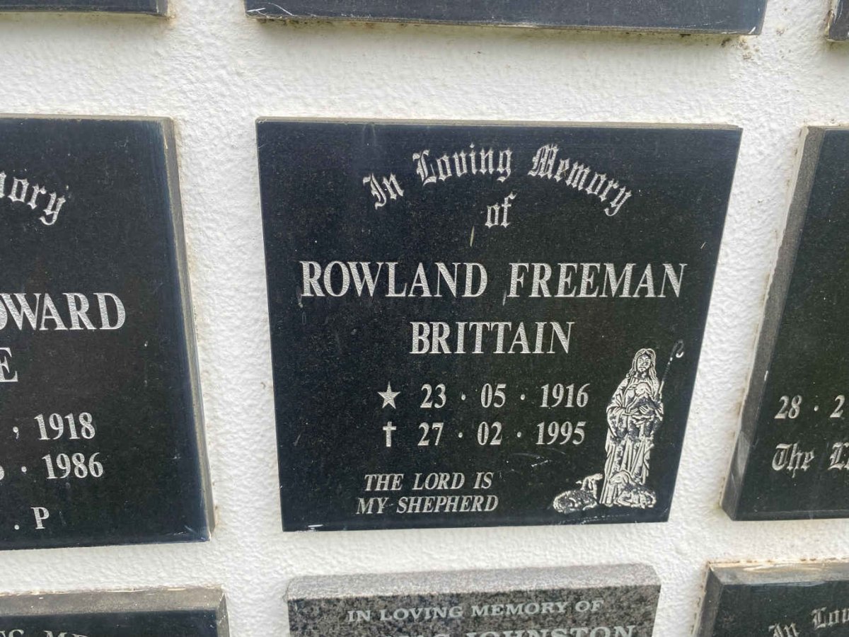 BRITTAIN Rowland Freeman 1916-1995
