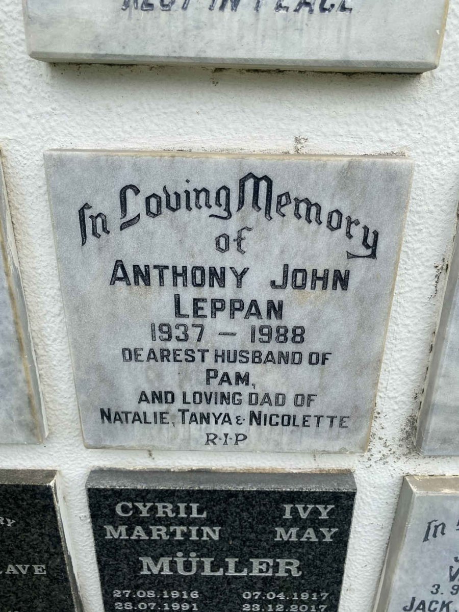 LEPPAN Anthony John 1937-1988