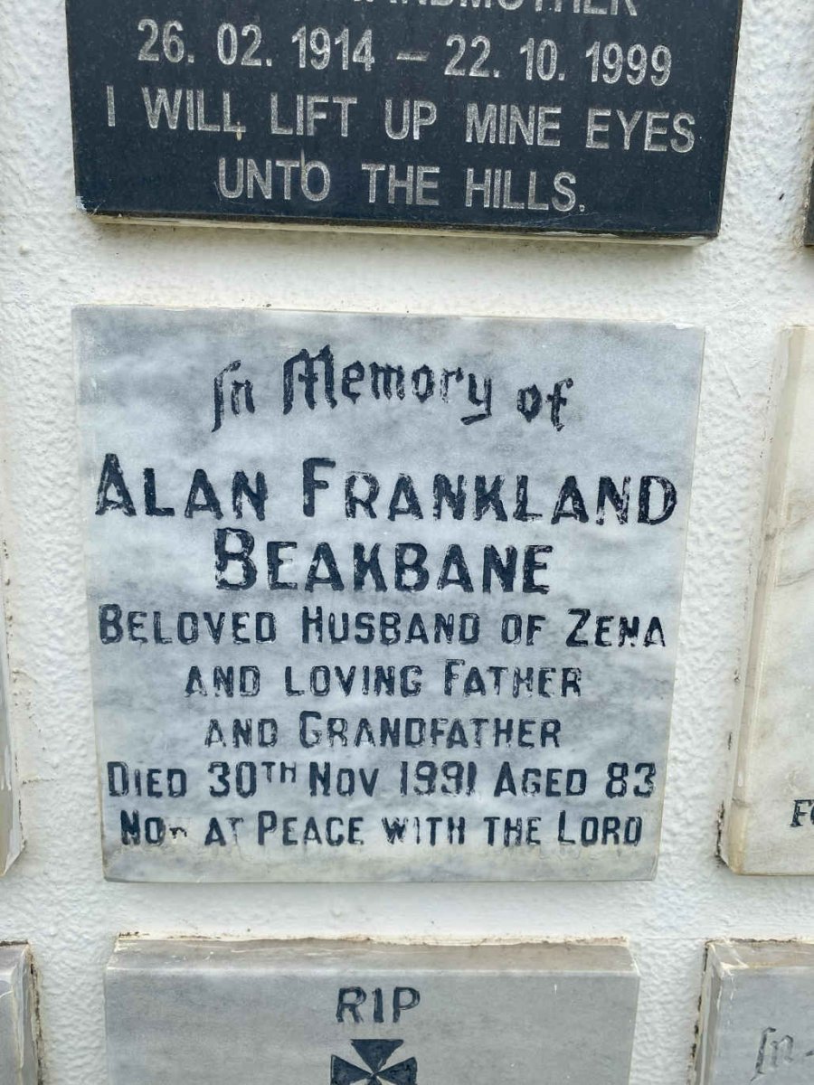 BEAKBANE Alan Frankland -1991