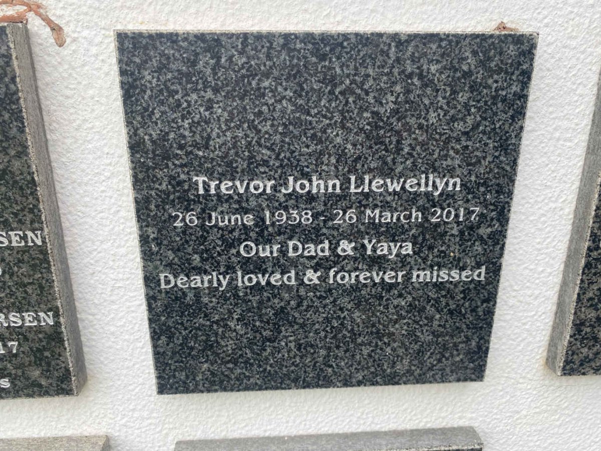 LLEWELLYN Trevor John 1938-2017