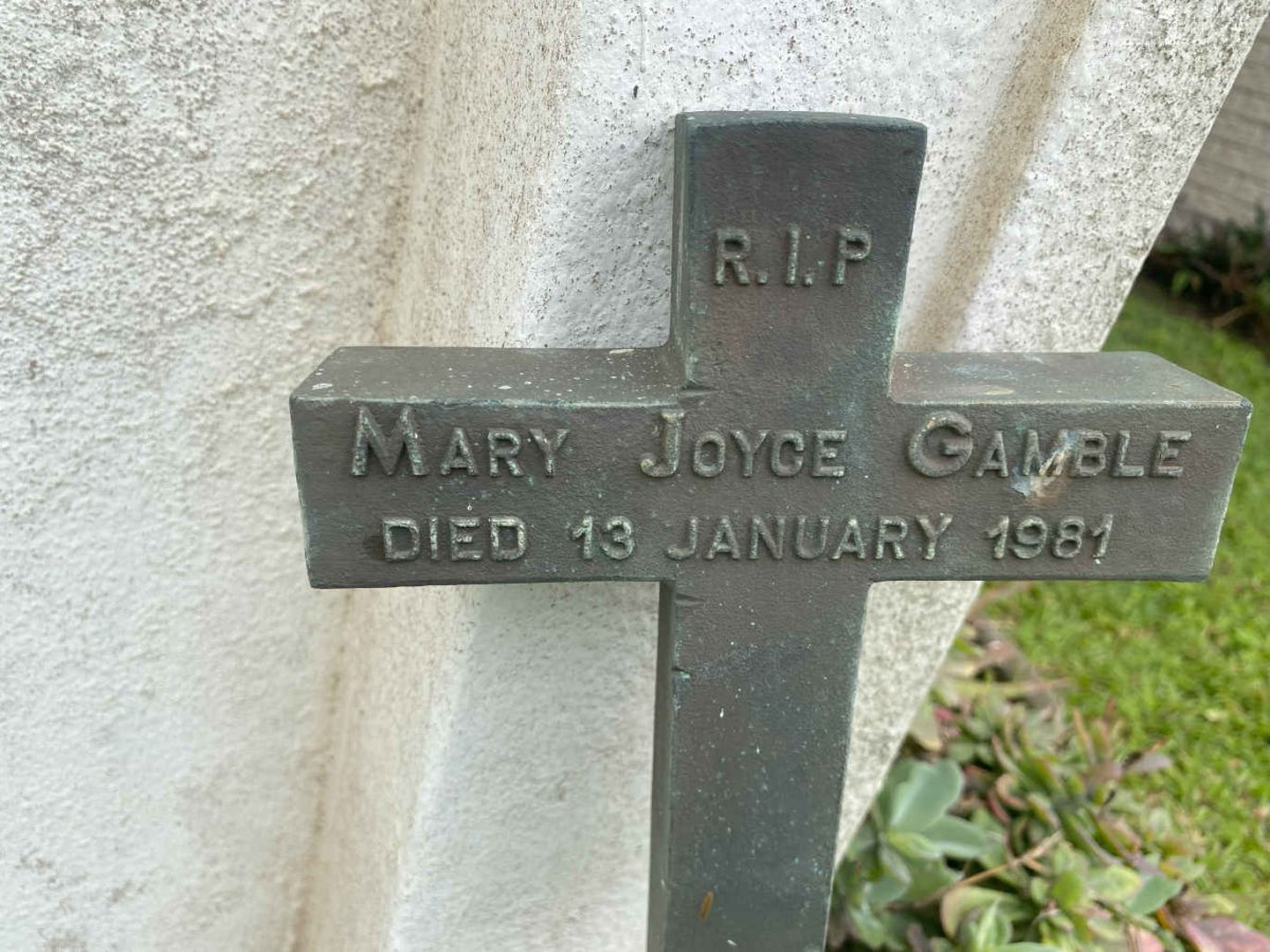GAMBLE Mary Joyce -1981