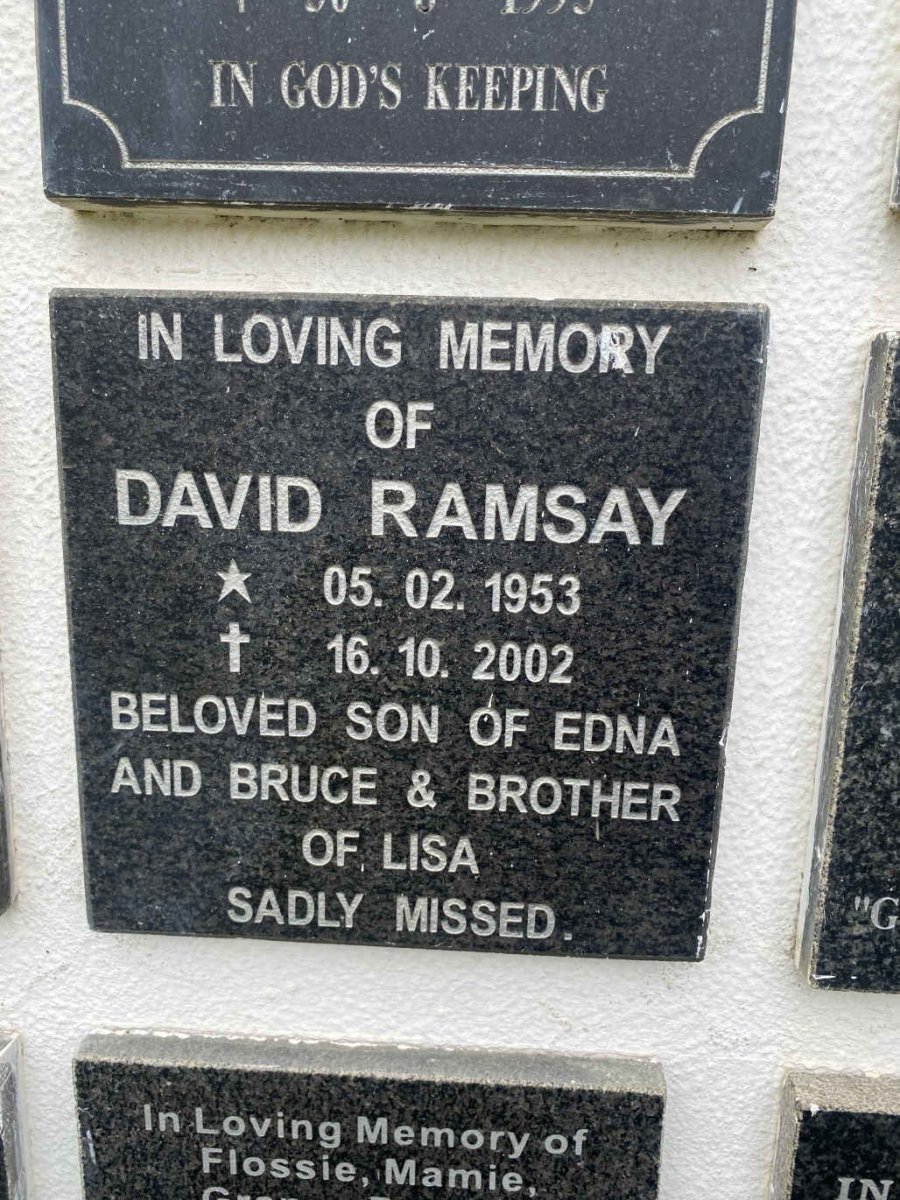 RAMSAY David 1953-2002
