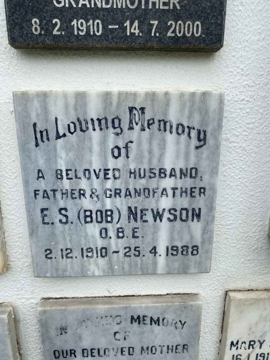 NEWSON E.S. Bob 1910-1988
