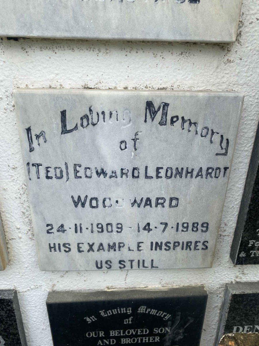 WOODWARD Edward Leonhardt 1909-1989