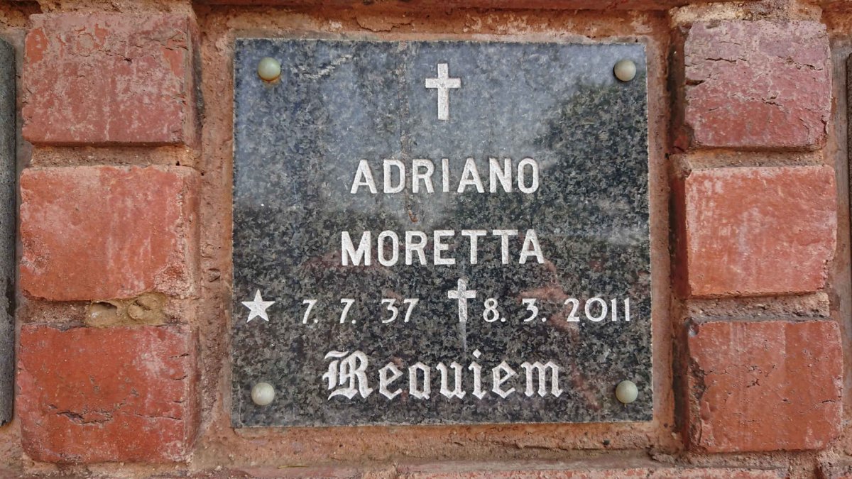 MORETTA Adriano 1937-2011