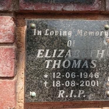 THOMAS Elizabeth 1946-2001
