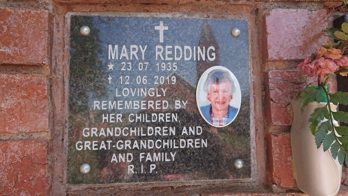 REDDING Mary 1935-2019