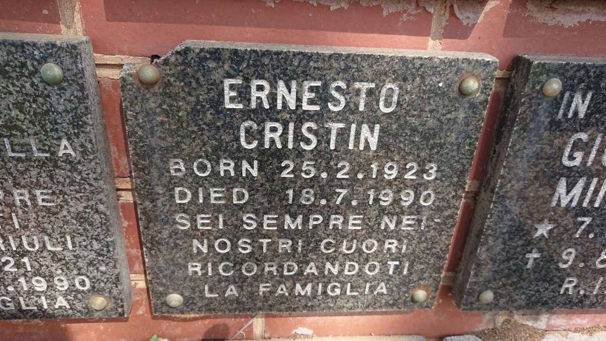 CRISTIN Ernesto 1923-1990