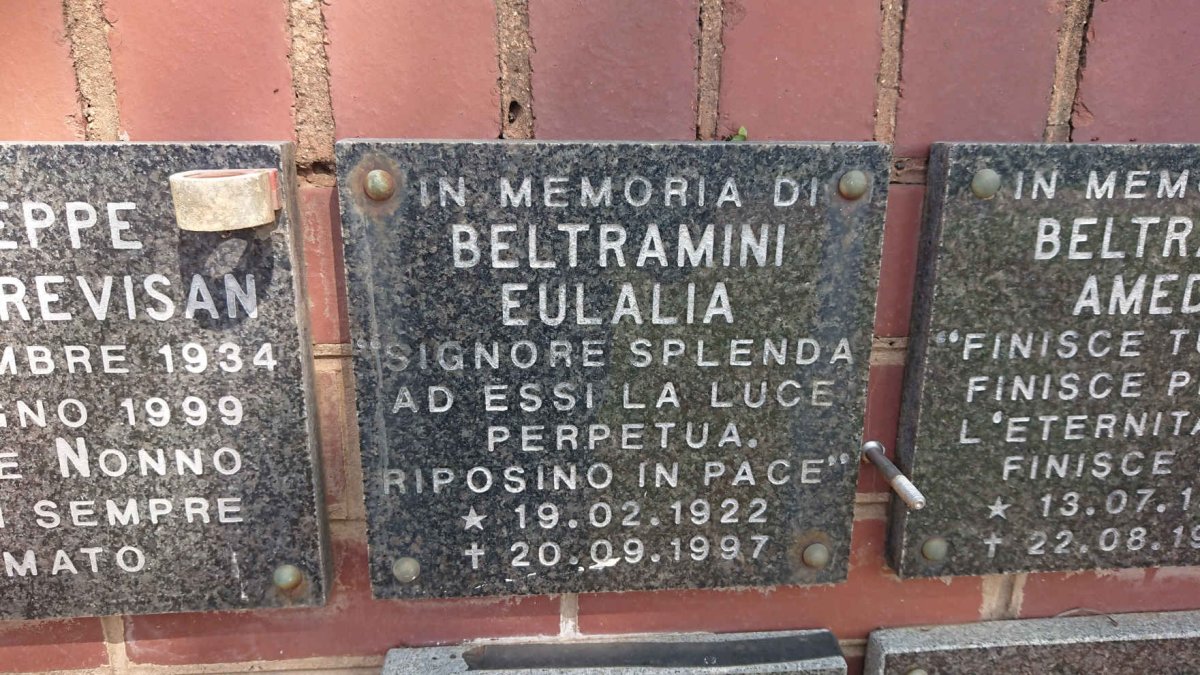 EULALIA Beltramini 1922-1997