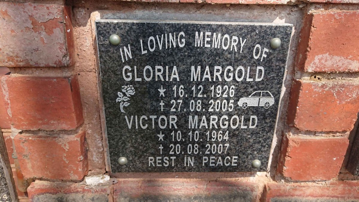 MARGOLD Victor 1964-2007 :: MARGOLD Gloria 1926-2005