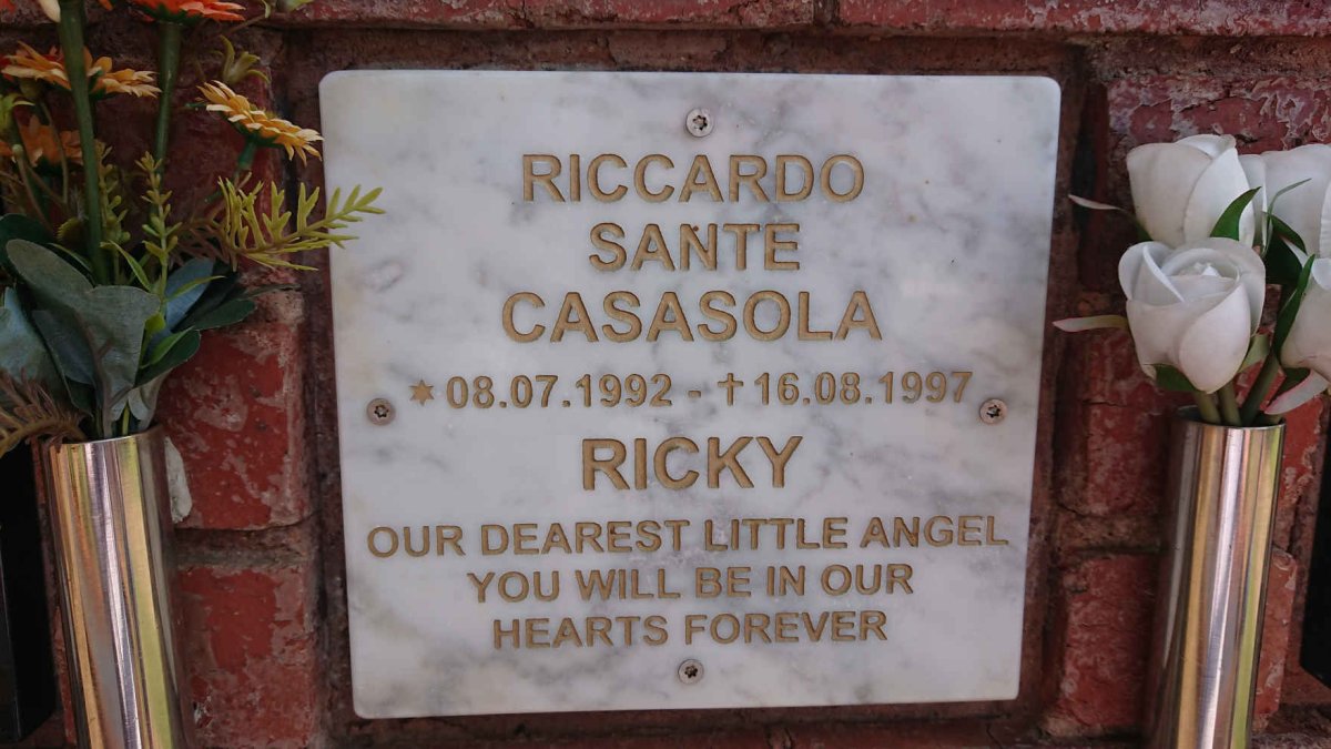 CASASOLA Riccardo Sante 1992-1997