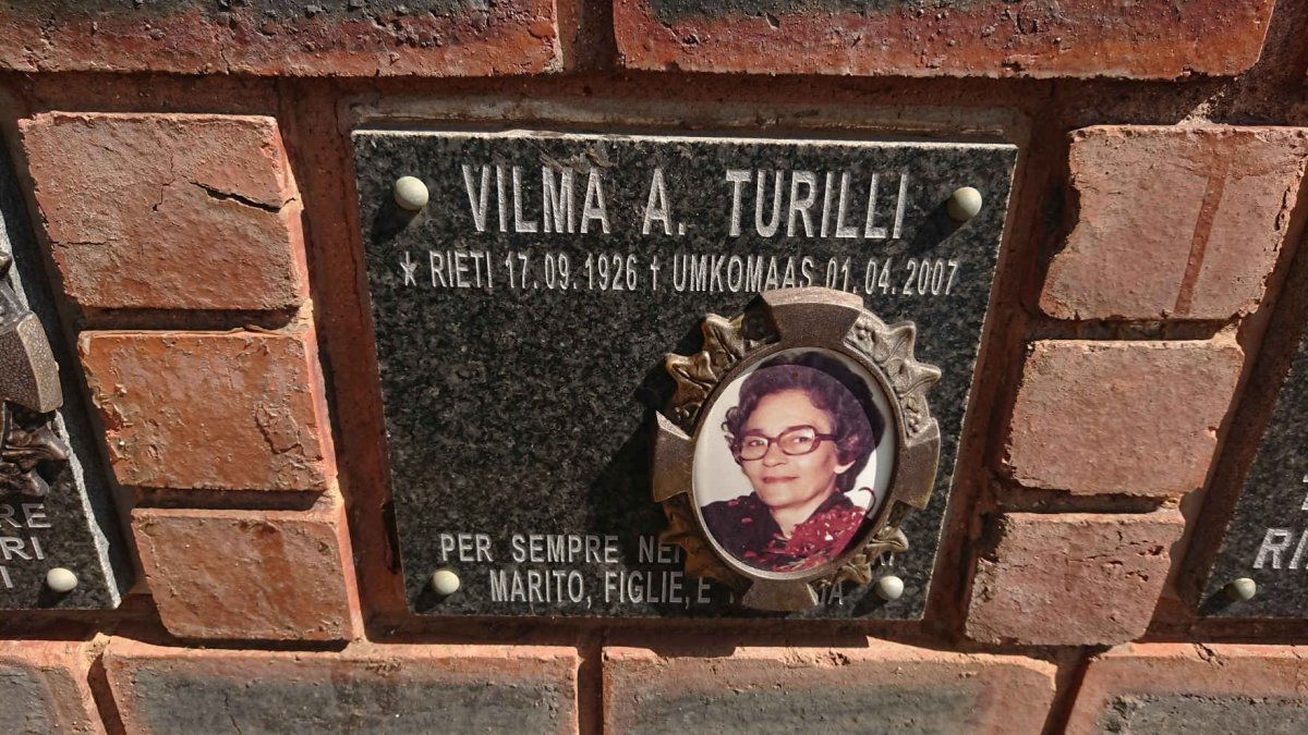 TURILLI Vilma A. 1926-2007
