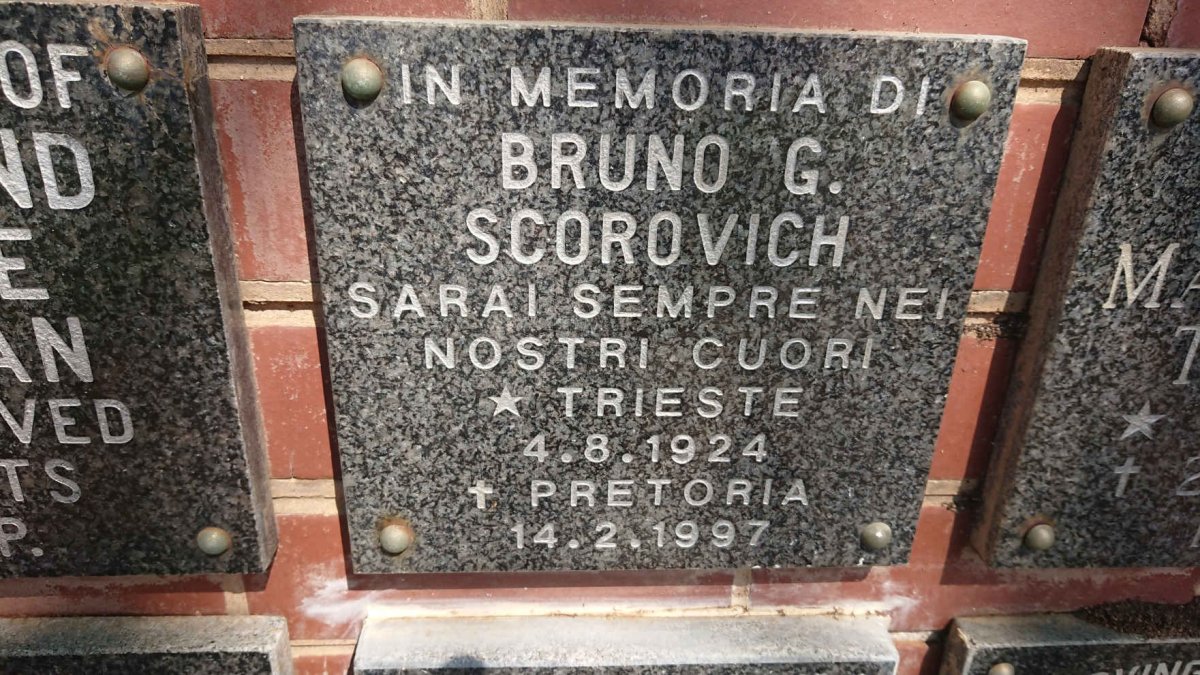 SCOROVICH Bruno G. 1924-1997