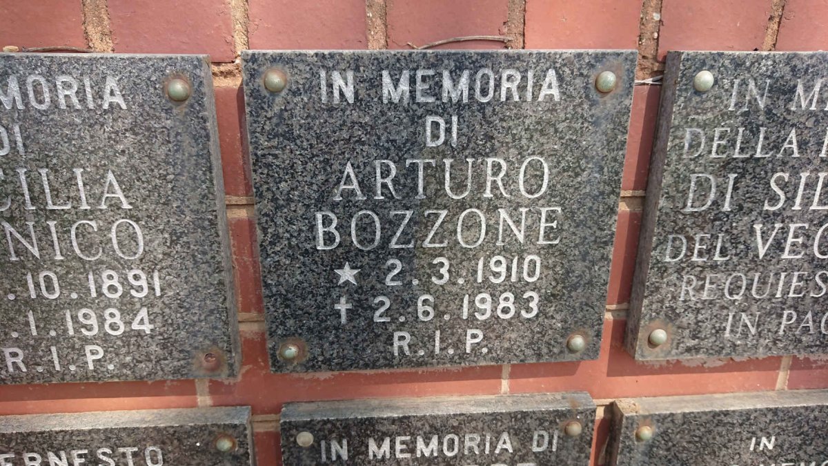 BOZZONE Arturo 1910-1983