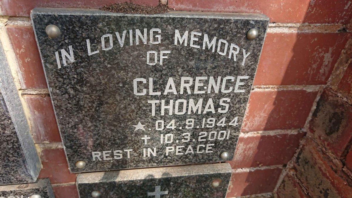 THOMAS Clarence 1944-2001