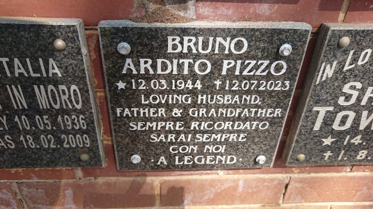 PIZZO Bruno Ardito 1944-2023