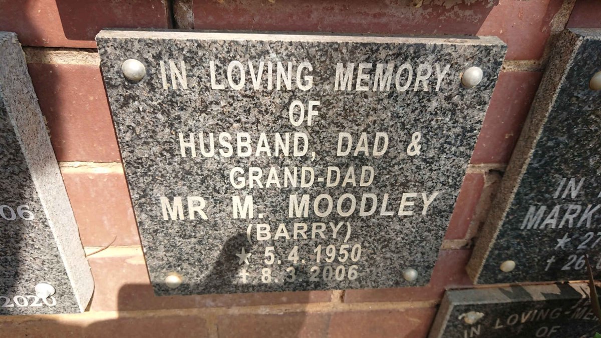 MOODLEY M. 1950-2006