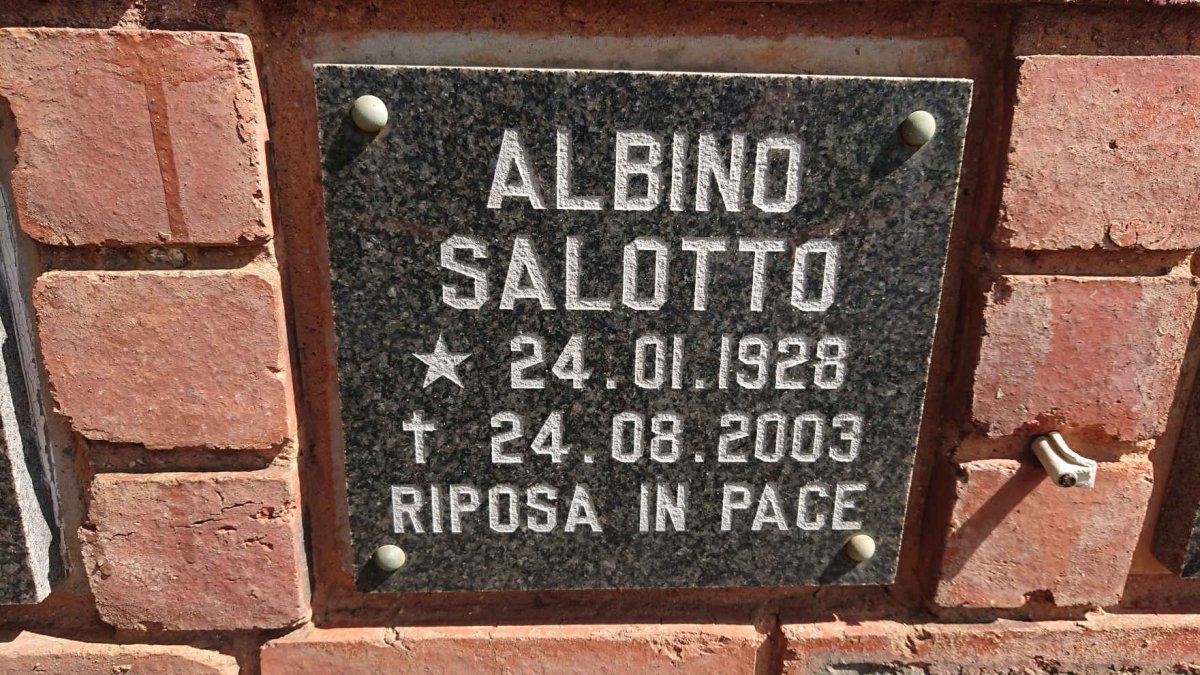 SALOTTO Albino 1928-2003