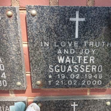 SGUASSERO Walter 1948-2000