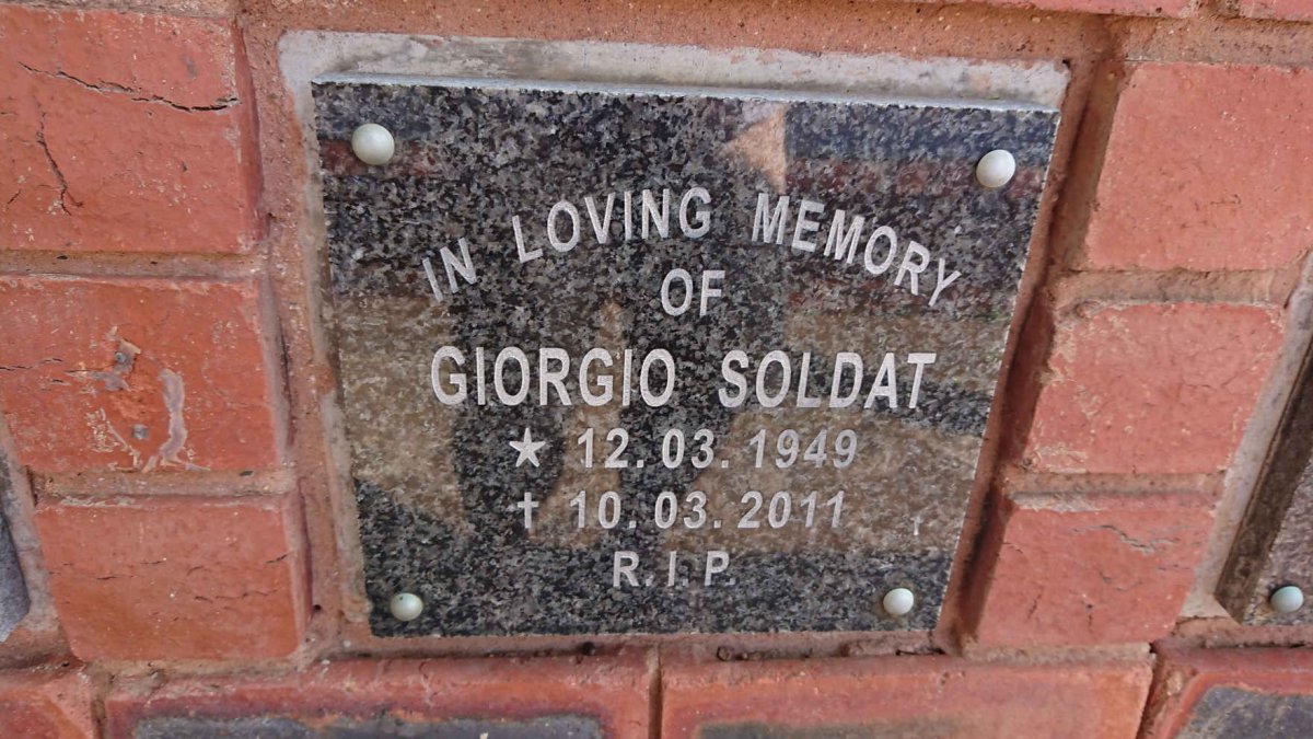 SOLDAT Giorgio 1949-2011