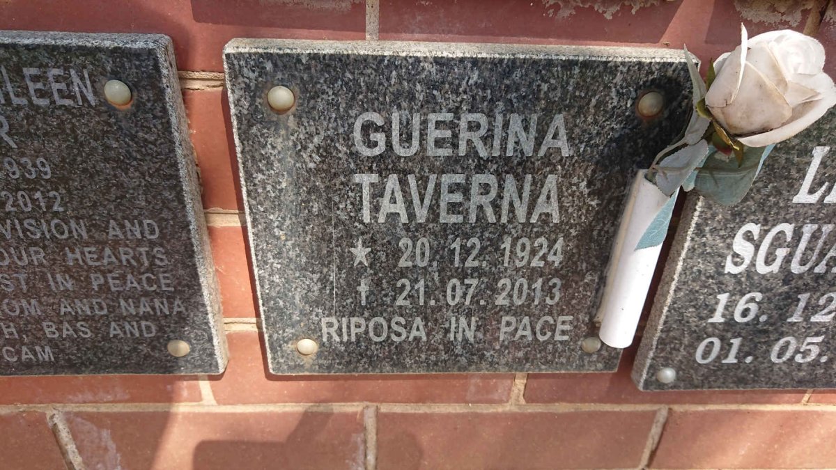 TAVERNA Guerina 1924-2013