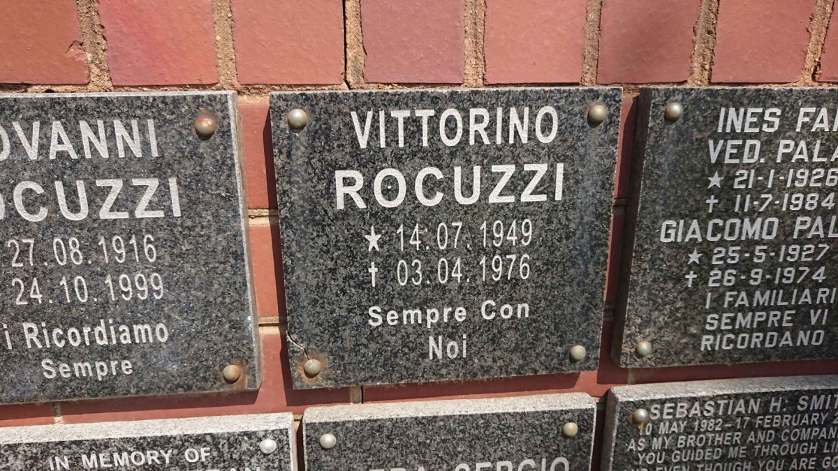 ROCUZZI Vittorino 1949-1976