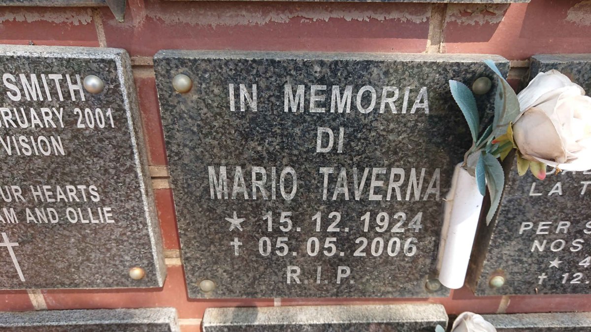 TAVERNA Mario 1924-2006