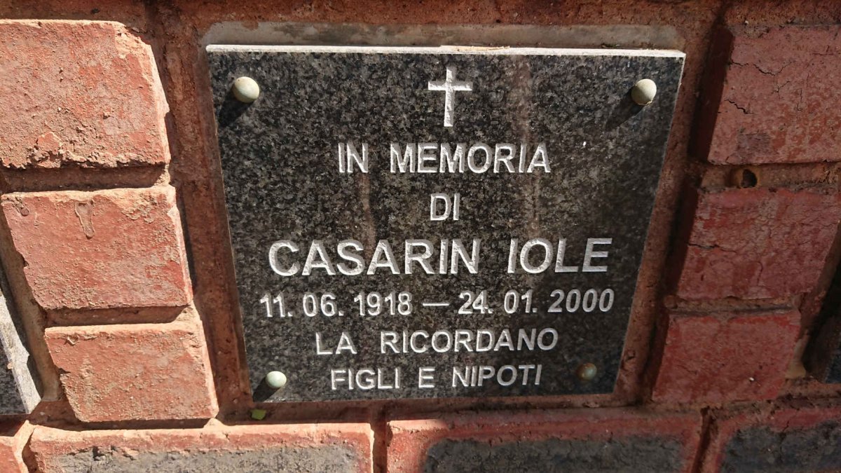 IOLE Casarin 1918-2000