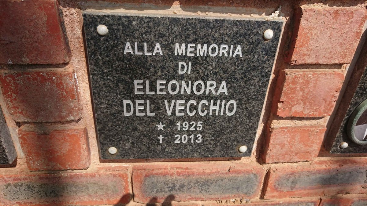 VECCHIO Eleonora, del 1925-2013