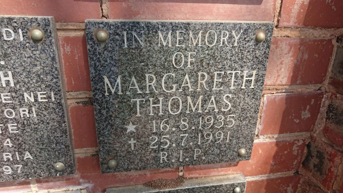 THOMAS Margareth 1935-1991