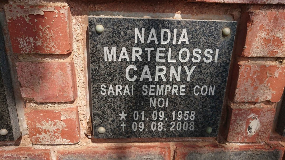 CARNY Nadia Martelossi 1958-2008