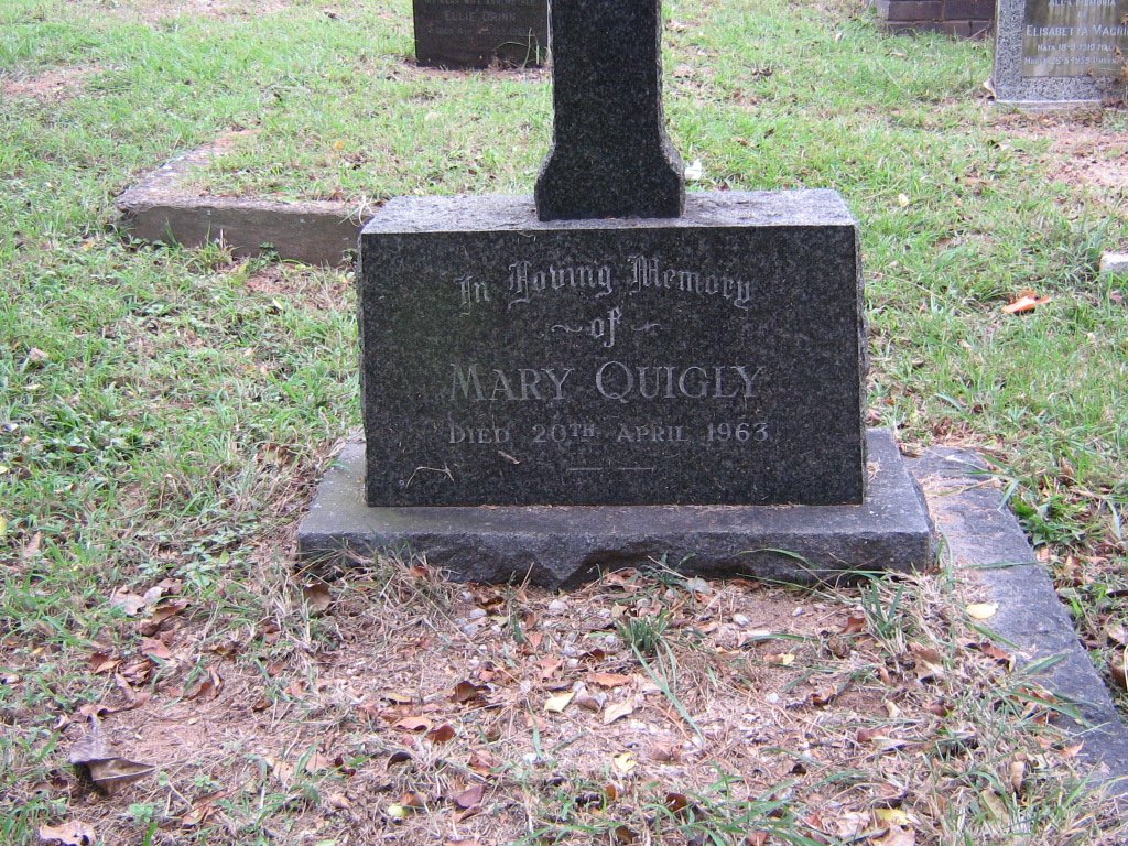 QUIGLY Mary -1963
