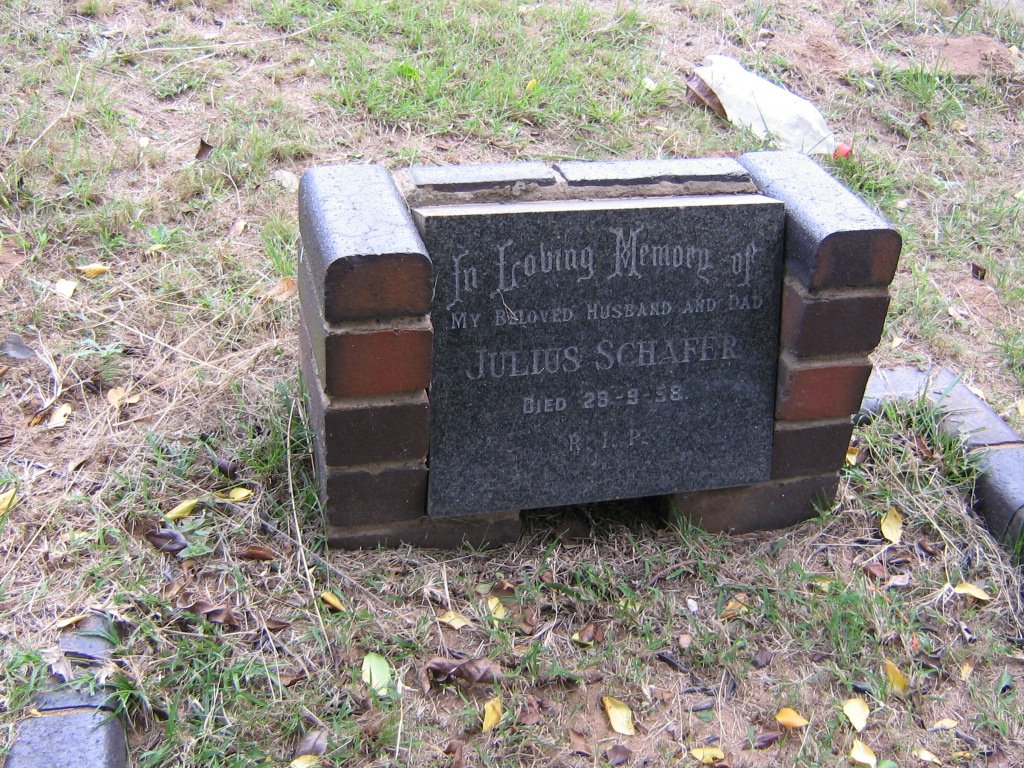SCHAFER Julius -1958