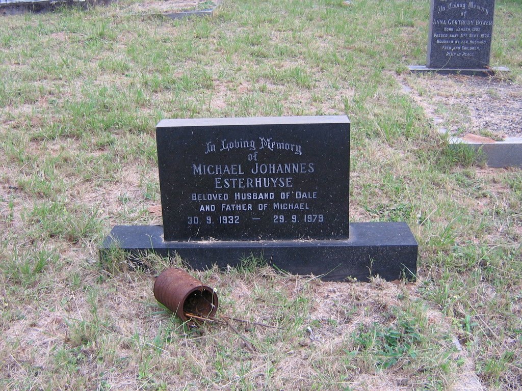 ESTERHUYSE Michael Johannes 1932-1979