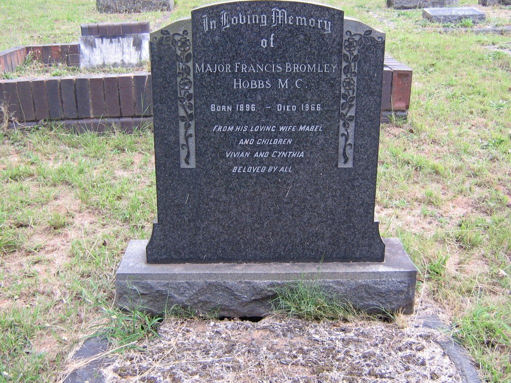 HOBBS Francis Bromley 1896-1966