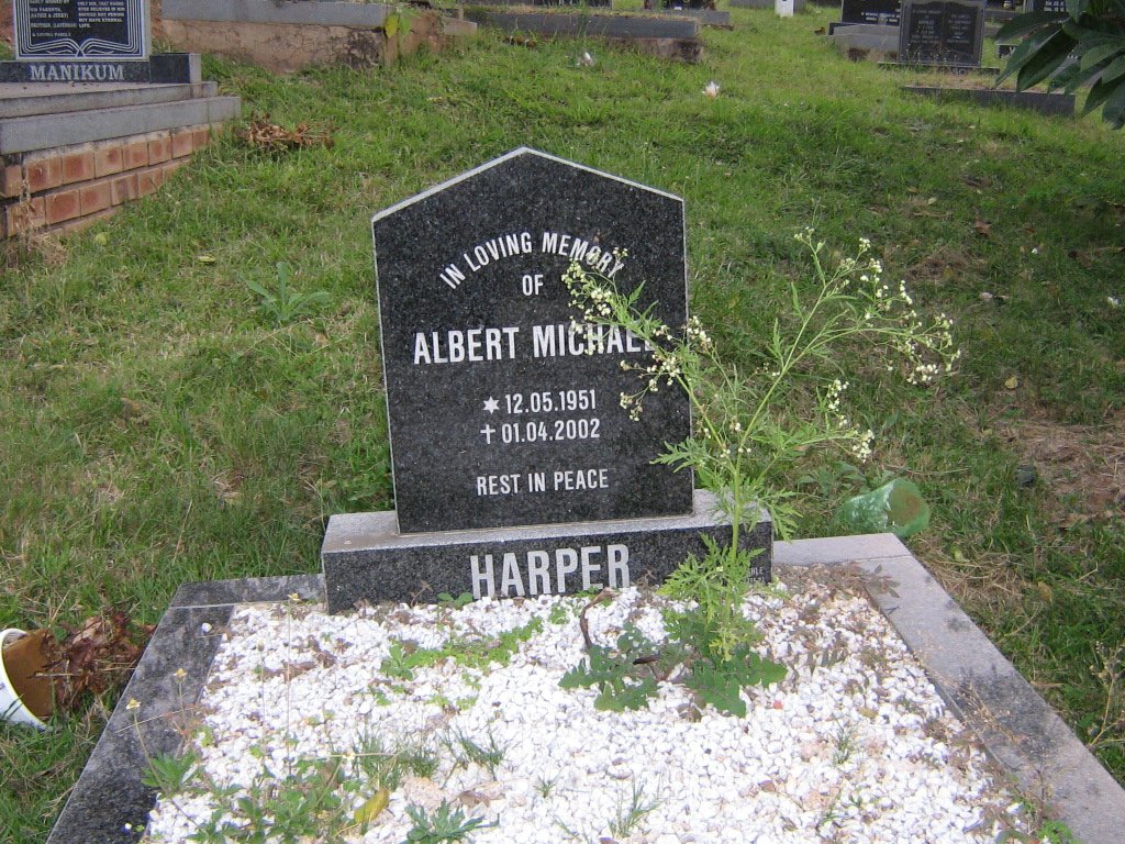 HARPER Albert Michael 1951-2002