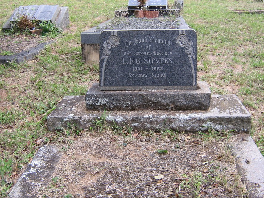 STEVENS L.F.G. 1901-1963