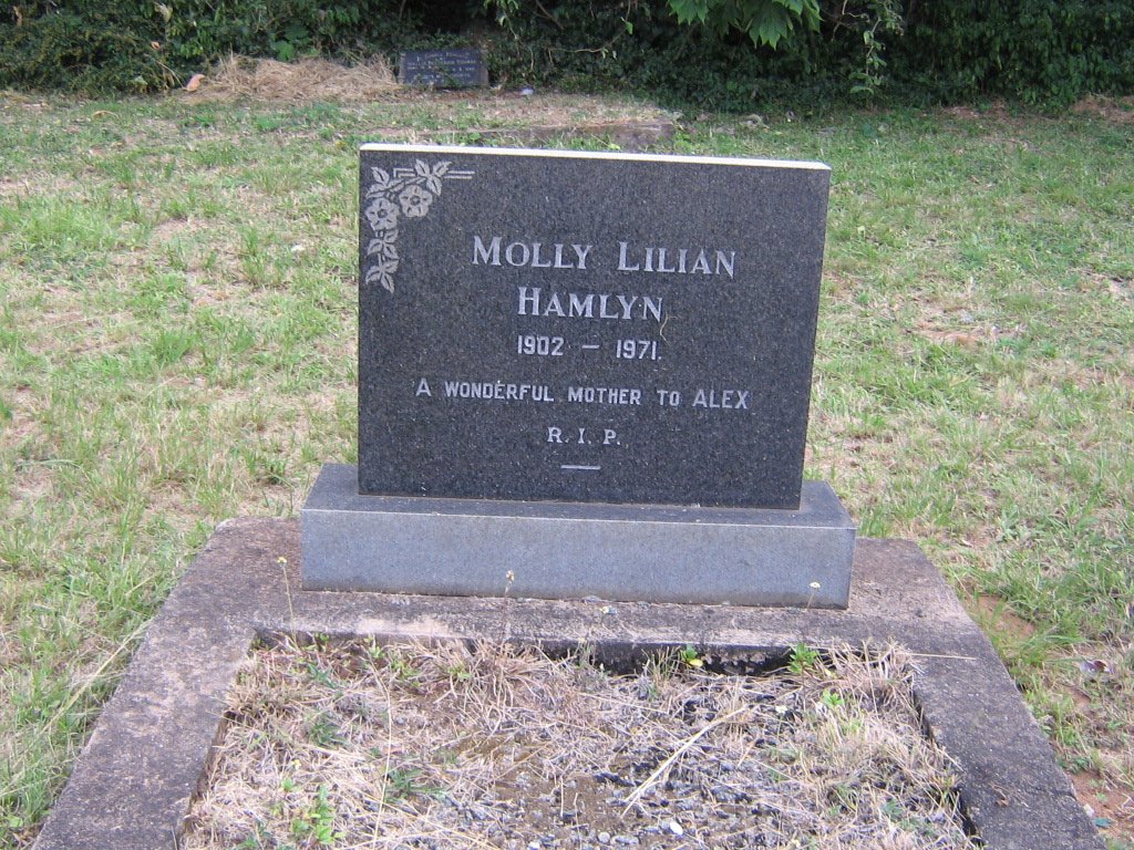 HAMLYN Molly Lilian 1902-1971