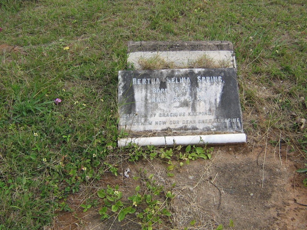 SPRING Berha Selina 1916-1931