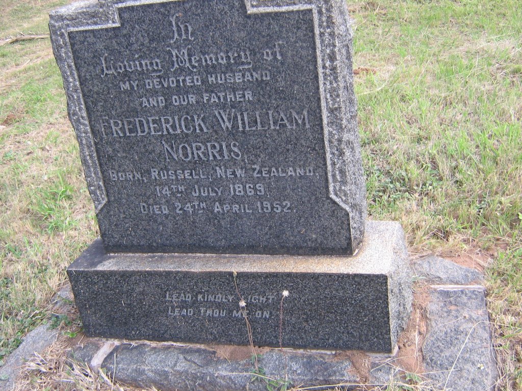 NORRIS Frederick William 1869-1952