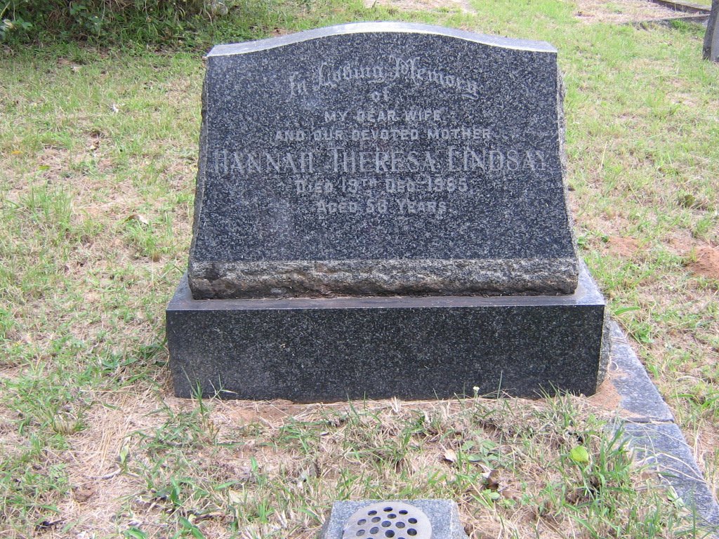 LINDSAY Hannah Theresa -1955