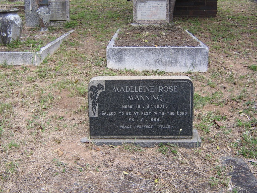 MANNING Madeleine Rose 1871-1966