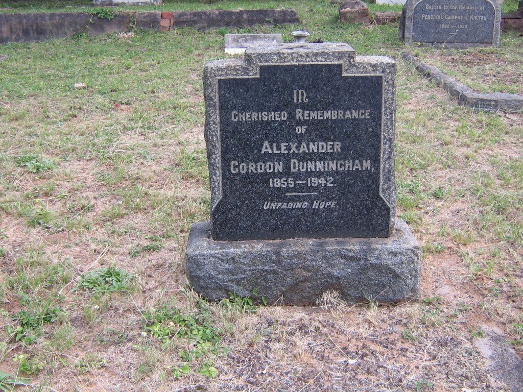 DUNNINGHAM Alexander Gordon 1855-1942