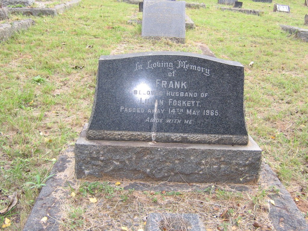 FOSKETT Frank -1965